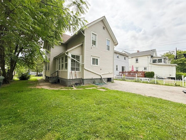 149 Post Ave, Rochester, NY 14619 - rear view of house with entry steps