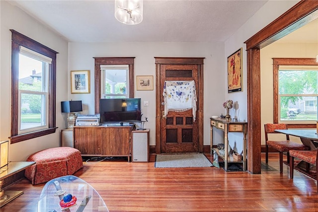 70 Field St, Rochester, NY 14620 - home office with wood finished floors and baseboards