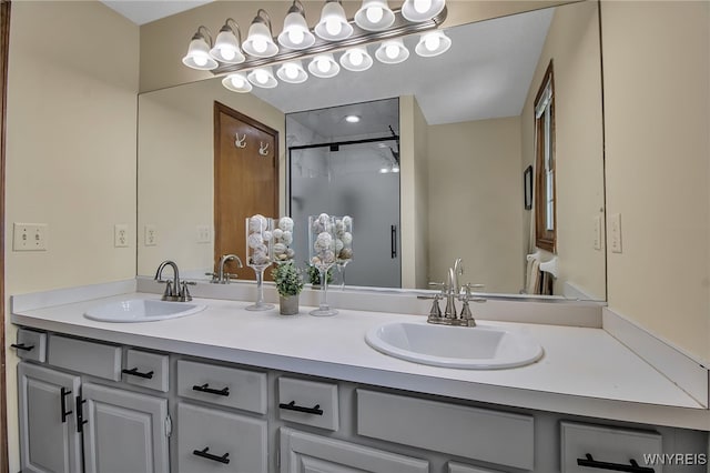 197 Shellridge Dr, Amherst, NY 14051 - full bath with double vanity and a stall shower