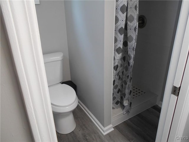 1003 Rondo Ave, Sullivan, NY 13037 - bathroom with wood finished floors and a shower stall