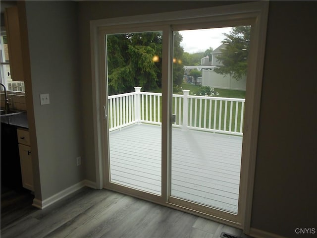 1003 Rondo Ave, Sullivan, NY 13037 - doorway with healthy amount of natural light and wood finished floors