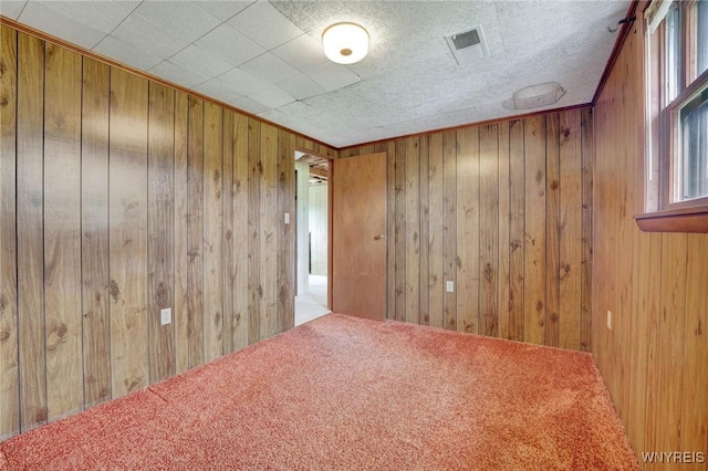 464 Rowley Rd, Cheektowaga, NY 14043 - carpeted spare room with wooden walls