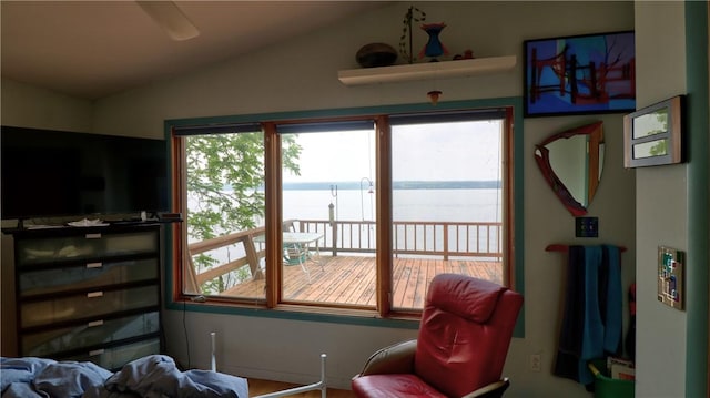 1995 Lake Rd, Ledyard, NY 13026 - living area with vaulted ceiling