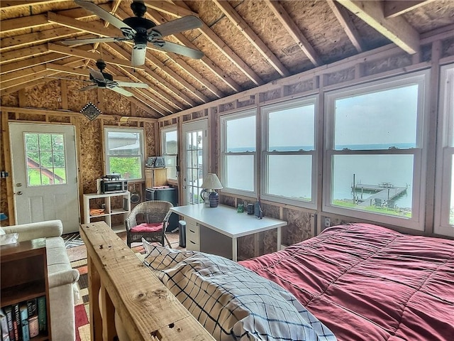 1995 Lake Rd, Ledyard, NY 13026 - bedroom featuring lofted ceiling