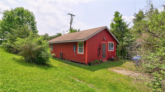 1995 Lake Rd, Ledyard, NY 13026 - view of home's exterior featuring a yard