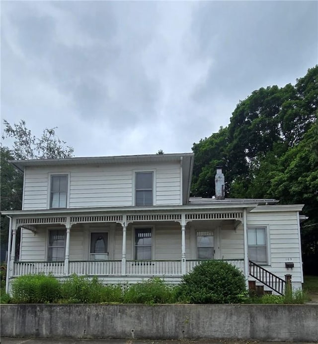 109 S Madison Ave, Dix, NY 14891 - view of front facade featuring a porch