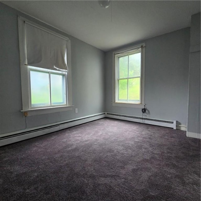 109 S Madison Ave, Dix, NY 14891 - empty room with carpet and a baseboard heating unit