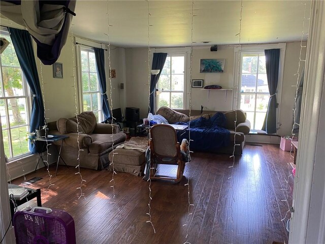 25 N Academy St, Middlebury, NY 14591 - living area with hardwood / wood-style floors and healthy amount of natural light