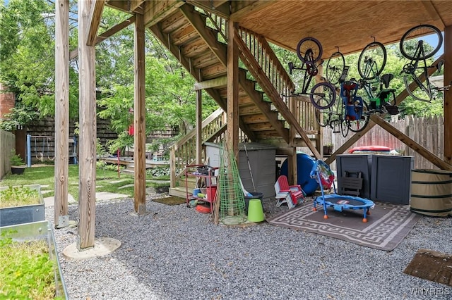 228 Potomac Ave, Buffalo, NY 14213 - view of patio / terrace with stairway