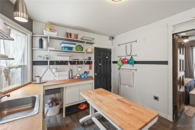 228 Potomac Ave, Buffalo, NY 14213 - office space featuring a sink and dark wood-style flooring