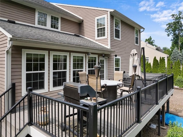 8278 Luchsinger Ln, Lysander, NY 13027 - deck featuring outdoor dining area