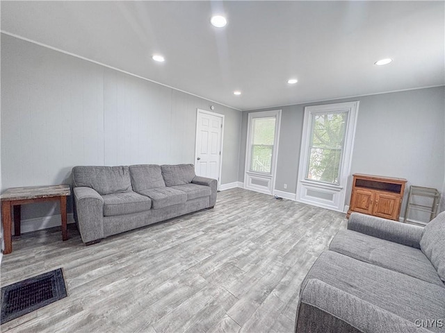 63 Groton Ave, Cortland, NY 13045 - living area with recessed lighting and wood finished floors