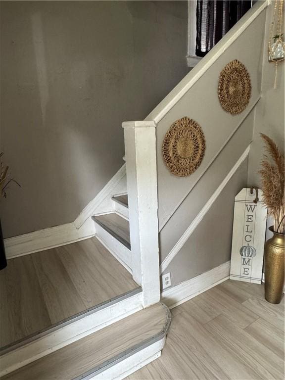 280 Ave D, Rochester, NY 14621 - stairway with wood finished floors