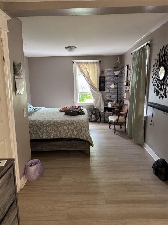 280 Ave D, Rochester, NY 14621 - bedroom with light wood-style flooring and baseboards