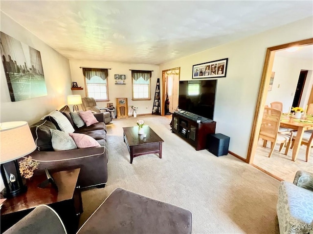 2 Whitetail Cir, Oswego-City, NY 13126 - living area featuring carpet and baseboards