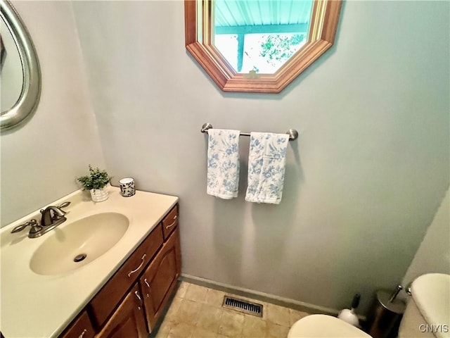 2 Whitetail Cir, Oswego-City, NY 13126 - half bathroom with vanity and tile patterned floors