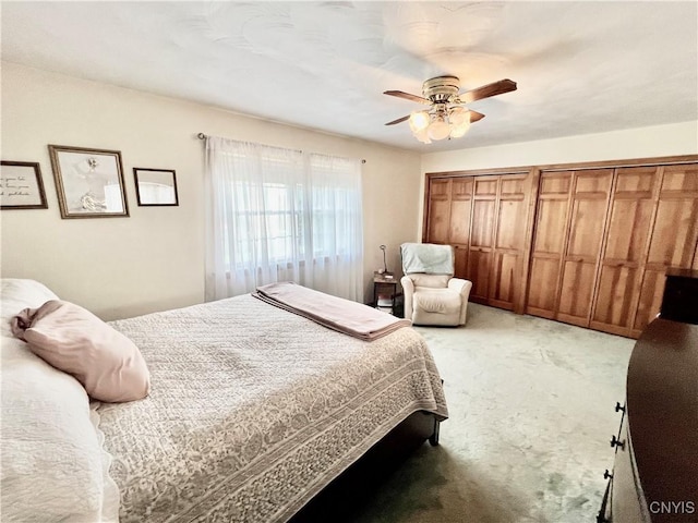 2 Whitetail Cir, Oswego-City, NY 13126 - bedroom featuring light colored carpet and a ceiling fan