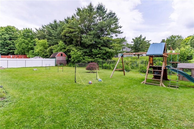 368 Northfield Way, Camillus, NY 13031 - view of yard featuring a playground