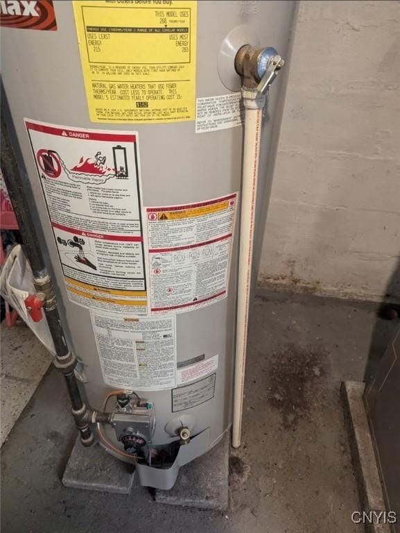 538 Seneca St, Oneida-Inside, NY 13421 - utility room with water heater