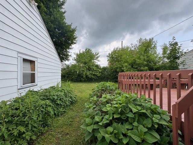 22 Yorkshire Rd, Irondequoit, NY 14609 - view of yard featuring a wooden deck