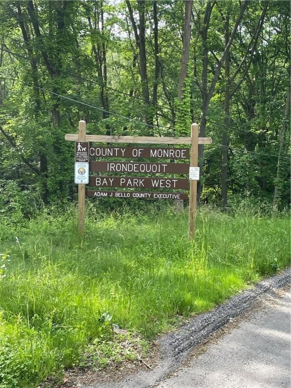 22 Yorkshire Rd, Irondequoit, NY 14609 - community sign featuring a view of trees