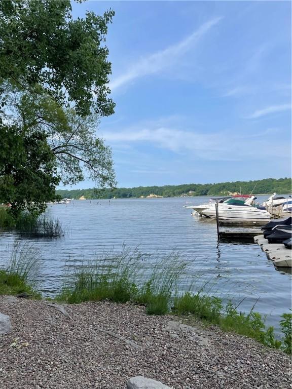 22 Yorkshire Rd, Irondequoit, NY 14609 - dock featuring a water view