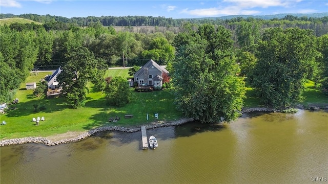 84 Krystyna Ln Unit 6, Cato, NY 13080 - view of subject property featuring a heavily wooded area and a large body of water