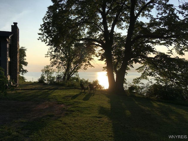 2300 Washington Ave, Wilson, NY 14172 - view of grassy yard with a water view