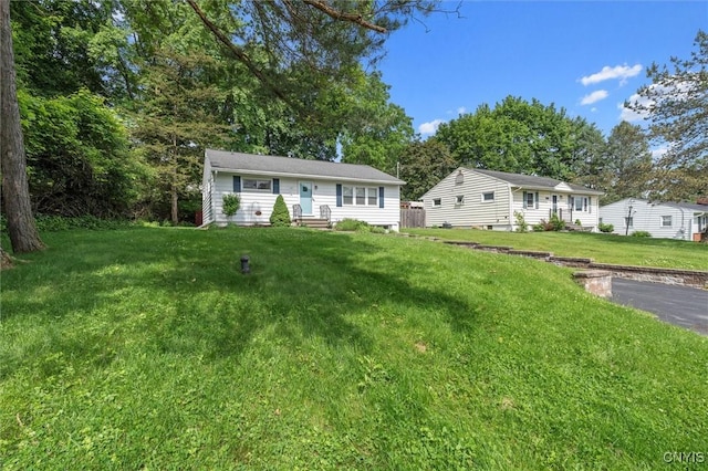 130 Hillcrest Rd, Onondaga, NY 13219 - view of front of home featuring a front lawn and entry steps