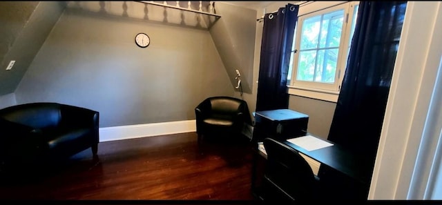 1206 W Water St, Elmira, NY 14905 - sitting room featuring wood finished floors and baseboards