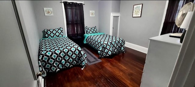 1206 W Water St, Elmira, NY 14905 - bedroom with wood finished floors and baseboards