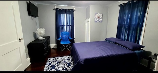 1206 W Water St, Elmira, NY 14905 - bedroom with wood finished floors and baseboards