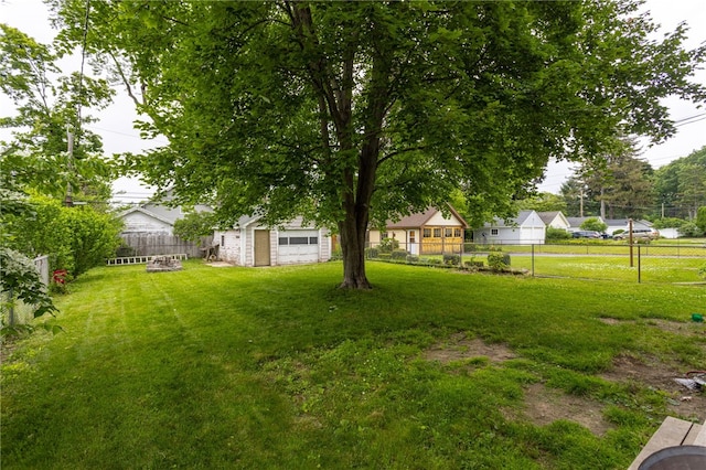 2092 Titus Ave, Irondequoit, NY 14622 - fenced backyard with an outdoor structure