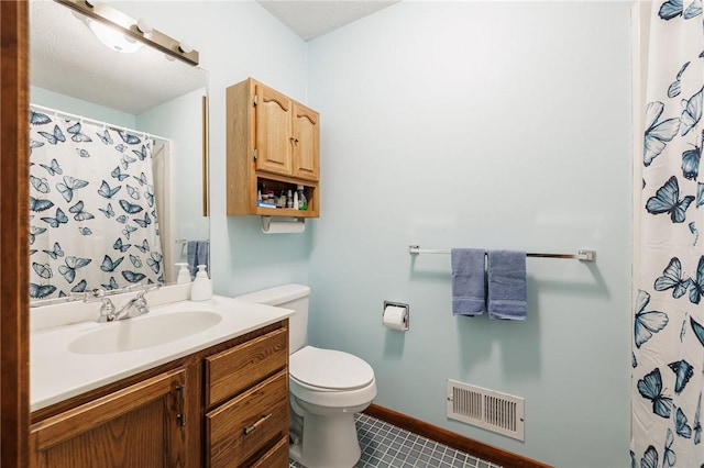 745 Maple Dr, Webster, NY 14580 - full bathroom with tile patterned flooring, vanity, and curtained shower