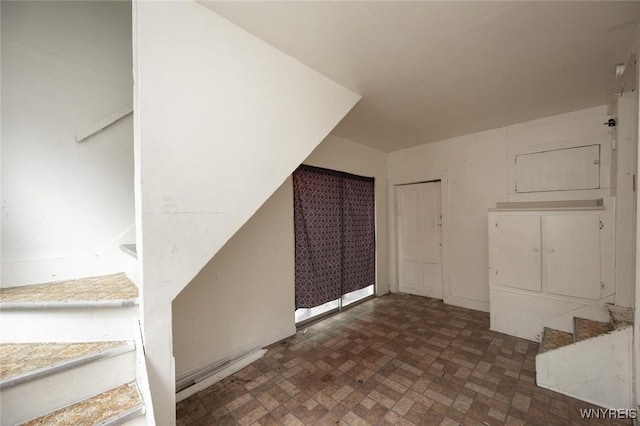 34 Schiller St, Buffalo, NY 14206 - interior space with brick patterned floors