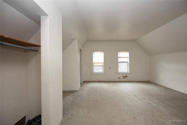 34 Schiller St, Buffalo, NY 14206 - additional living space with lofted ceiling and carpet