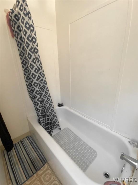 34 Schiller St, Buffalo, NY 14206 - bathroom with shower / bath combination with curtain