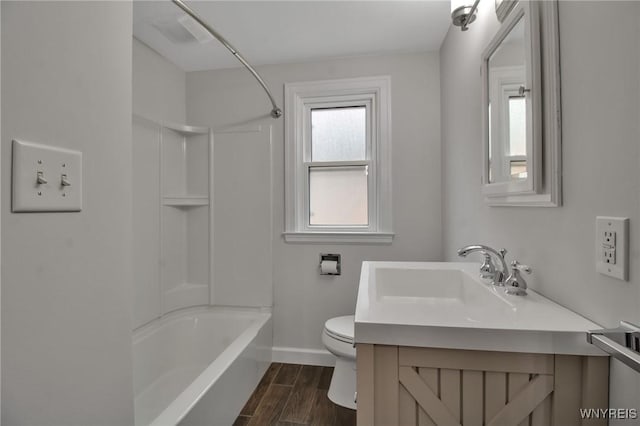 25 Cresthaven Dr, Cheektowaga, NY 14225 - full bath with wood finished floors, bathtub / shower combination, and vanity