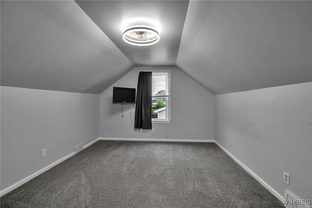 25 Cresthaven Dr, Cheektowaga, NY 14225 - bonus room featuring lofted ceiling and dark colored carpet