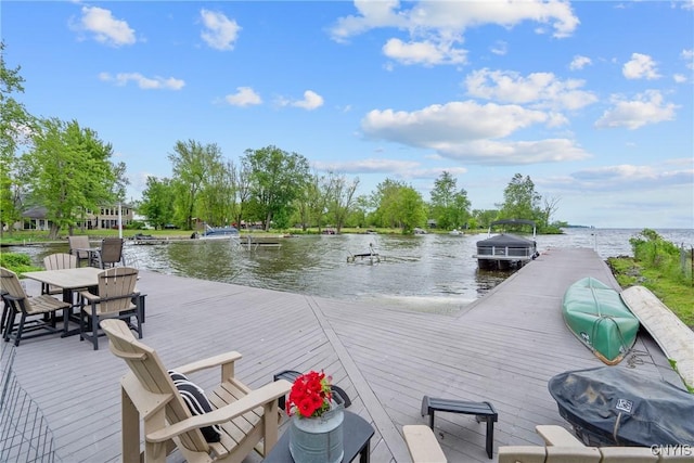 32 Coblesub Rd, West Monroe, NY 13036 - dock area featuring a water view