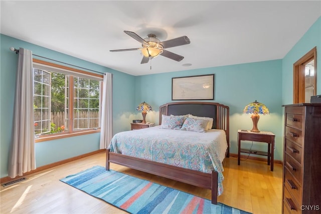 32 Coblesub Rd, West Monroe, NY 13036 - bedroom with wood finished floors and a ceiling fan