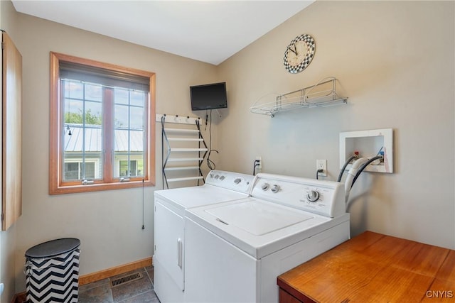 32 Coblesub Rd, West Monroe, NY 13036 - laundry room featuring separate washer and dryer and baseboards
