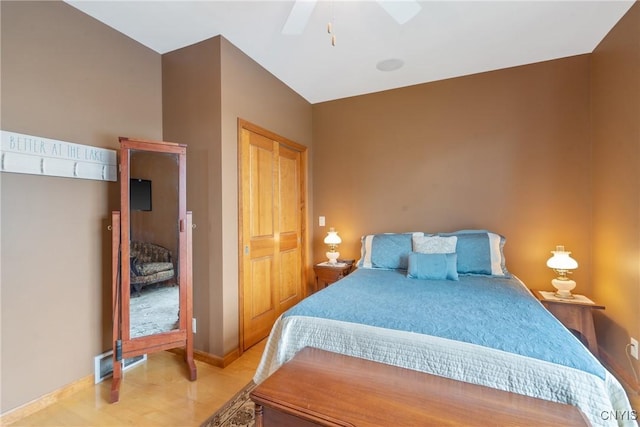 32 Coblesub Rd, West Monroe, NY 13036 - bedroom featuring a closet, wood finished floors, and ceiling fan