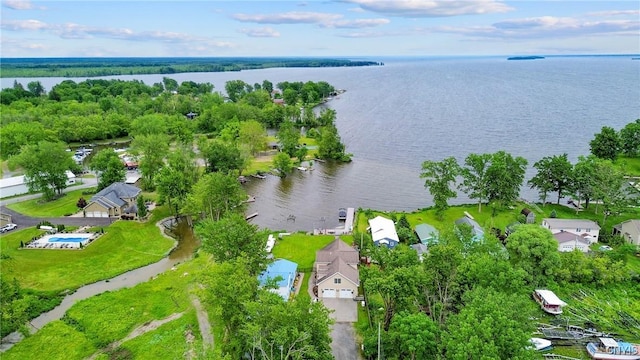 32 Coblesub Rd, West Monroe, NY 13036 - aerial view of residential area with a nearby body of water