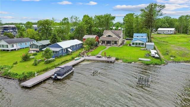 32 Coblesub Rd, West Monroe, NY 13036 - view from above of property with a nearby body of water