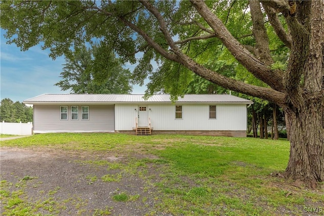 7446 Collamer Rd, Manlius, NY 13057 - view of front of property with entry steps and a metal roof