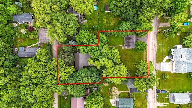 711 Sandy Ave, Evans, NY 14006 - view of property location with property parcel outlined