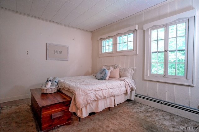 711 Sandy Ave, Evans, NY 14006 - bedroom featuring a baseboard heating unit