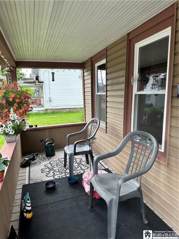 417 4th Ave, Olean-City, NY 14760 - view of sunroom / solarium