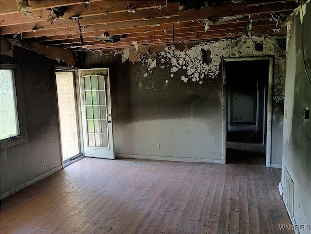 69 Steele Cir, Niagara, NY 14304 - spare room with wood-type flooring
